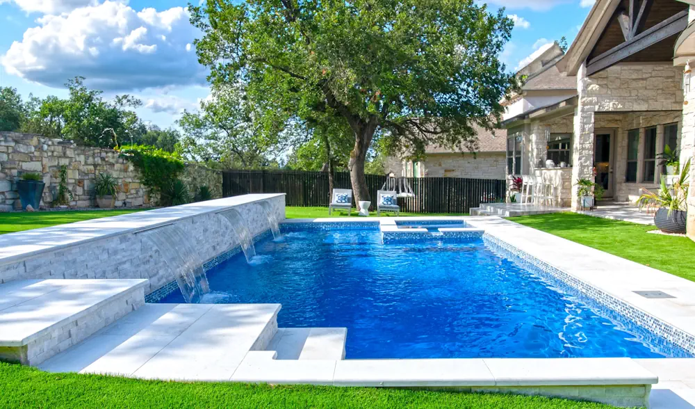 Pools123's Award-Winning Ultimate 30' Pool Installation in Austin, Texas